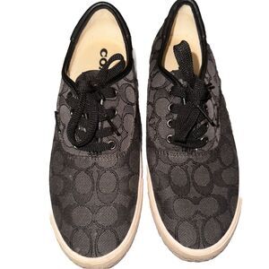 Coach Black and Gray Loafers